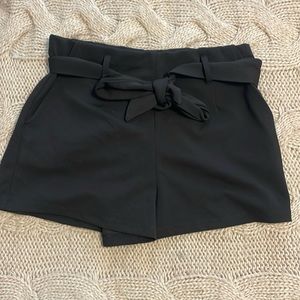 Dress pants material shorts